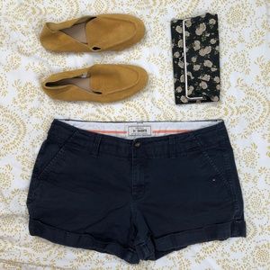 Navy Blue Low rise shorts